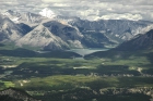 Sulpthur Mountain - Blick auf den Banff N.P.